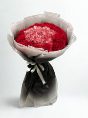 Red Carnation Blooming Bouquet
